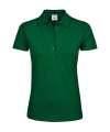 T145 145 Tee Jays Ladies Luxury Stretch Polo Shirt Forest Green colour image