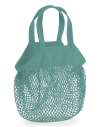 W151 Westford Mill Organic Cotton Mini Mesh Grocery Bag Sage colour image