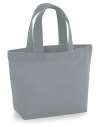 W845 Westford Mill EarthAware® Organic Marina Mini Tote Bag PURE GREY colour image