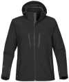 XB-3 Stormtech Patrol Hooded Soft Shell Jacket Black / Bright Red colour image