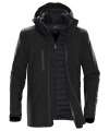 XB-4 Stormtech Matrix System 3-in-1 Jacket Black / Bright Red colour image