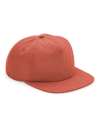 BB64N B64N Beechfield Organic Cotton Unstructured 5 Panel Cap Terracotta colour image