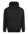 JH111 AWDis Vision Heavyweight Hoodie Deep Black colour image
