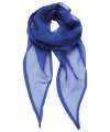 PR740 Premier 'Colours' Chiffon Scarf Royal Blue colour image
