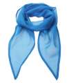 PR740 Premier 'Colours' Chiffon Scarf Sapphire colour image