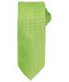 PR780 Premier Micro Waffle Tie Lime Green colour image