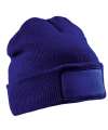 RC927X Result Recycled Double Knit Printers Beanie Royal Blue colour image