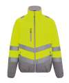 RG548 TRA943 Regatta High Visibility Two Tone Thermal Baffle Jacket Yellow colour image
