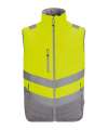 RG549 TRB202 Regatta High Visibility Two Tone Thermal Baffle Bodywarmer Yellow colour image