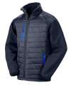 RS237 R237X Result Recycled Compass Padded Jacket Navy / Royal Blue colour image