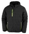 RS240 R240X Result Recycled Compass Padded Winter Jacket Black / Lime Green colour image