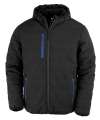 RS240 R240X Result Recycled Compass Padded Winter Jacket Black / Royal Blue colour image