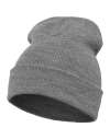 F1501KC 1501KC Flexfit Heavyweight Long Beanie Heather Grey colour image