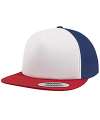 F6005FW 6005FW Flexfit Foam Trucker Cap Red / White / Royal Blue colour image