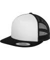 F6006W 6006W Flexfit Contrast Trucker Cap Black / White colour image