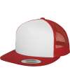 F6006W 6006W Flexfit Contrast Trucker Cap Red / White colour image