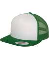 F6006W 6006W Flexfit Contrast Trucker Cap Kelly / White colour image