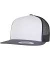 F6006W 6006W Flexfit Contrast Trucker Cap Navy / White / Dary Navy colour image