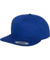 F6007 6007 Flexfit Classic 5 Panel Snapback Cap Royal Blue colour image