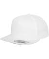 F6007 6007 Flexfit Classic 5 Panel Snapback Cap White colour image