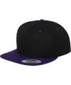 F6089MT 6089MT Flexfit Two Tone Classic Snapback Cap Black / Purple colour image