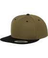 F6089MT 6089MT Flexfit Two Tone Classic Snapback Cap Olive Green / Black colour image