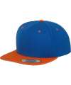 F6089MT 6089MT Flexfit Two Tone Classic Snapback Cap Royal Blue / Orange colour image