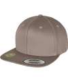 F6089OC 6089OC Flexfit Organic Cotton Snapback Cap Pale Grey colour image
