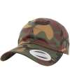 F6245CM 6245CM Flexfit Low Profile Cotton Twill Cap Green Camo colour image