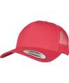 F6506 6506 Flexfit 5 Panel Retro Trucker Cap Red colour image