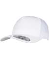 F6506 6506 Flexfit 5 Panel Retro Trucker Cap White colour image