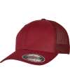 F6511 6511 Flexfit Mesh Trucker Cap Cranberry colour image