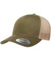 F6606 6606 Flexfit Retro Trucker Cap Moss / Khaki colour image
