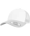 F6606CF 6606CF Flexfit Retro Coloured Front Trucker Cap Silver / White colour image