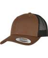 F6606T 6606T Flexfit Retro Trucker Two Tone Cap Coyote Brown / Black colour image
