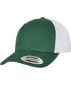 F6606T 6606T Flexfit Retro Trucker Two Tone Cap Evergreen / White colour image