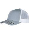 F6606T 6606T Flexfit Retro Trucker Two Tone Cap Heather / White colour image