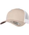 F6606T 6606T Flexfit Retro Trucker Two Tone Cap Khaki / White colour image