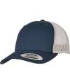 F6606T 6606T Flexfit Retro Trucker Two Tone Cap Navy / Silver colour image