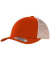 F6606T 6606T Flexfit Retro Trucker Two Tone Cap Rustic Orange / Khaki colour image