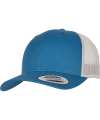 F6606T 6606T Flexfit Retro Trucker Two Tone Cap Steel Blue / Silver colour image