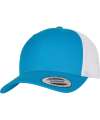 F6606T 6606T Flexfit Retro Trucker Two Tone Cap Turquoise / White colour image