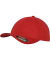 F6778 6778 Flexfit Double Jersey Cap Red colour image