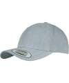 F7706 7706 Flexfit Curved Classic Snapback Cap Heather Grey colour image