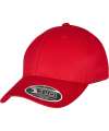 F7706FF 7706FF Flexfit 110 Curved Visor Snapback Cap Red colour image