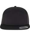 F9294 9294 Flexfit 7 Panel Trucker Cap Black colour image