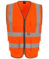RX705 Pro RTX High Visibility Executive Waistcoat Orange colour image