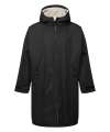 TR800 Tridri® Recycled all-seasons waterproof changing robe Black / Natural colour image