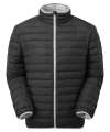 TS041 TRAVERSE PADDED JACKET Black / Light Grey colour image