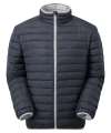 TS041 TRAVERSE PADDED JACKET Navy / Light Grey colour image